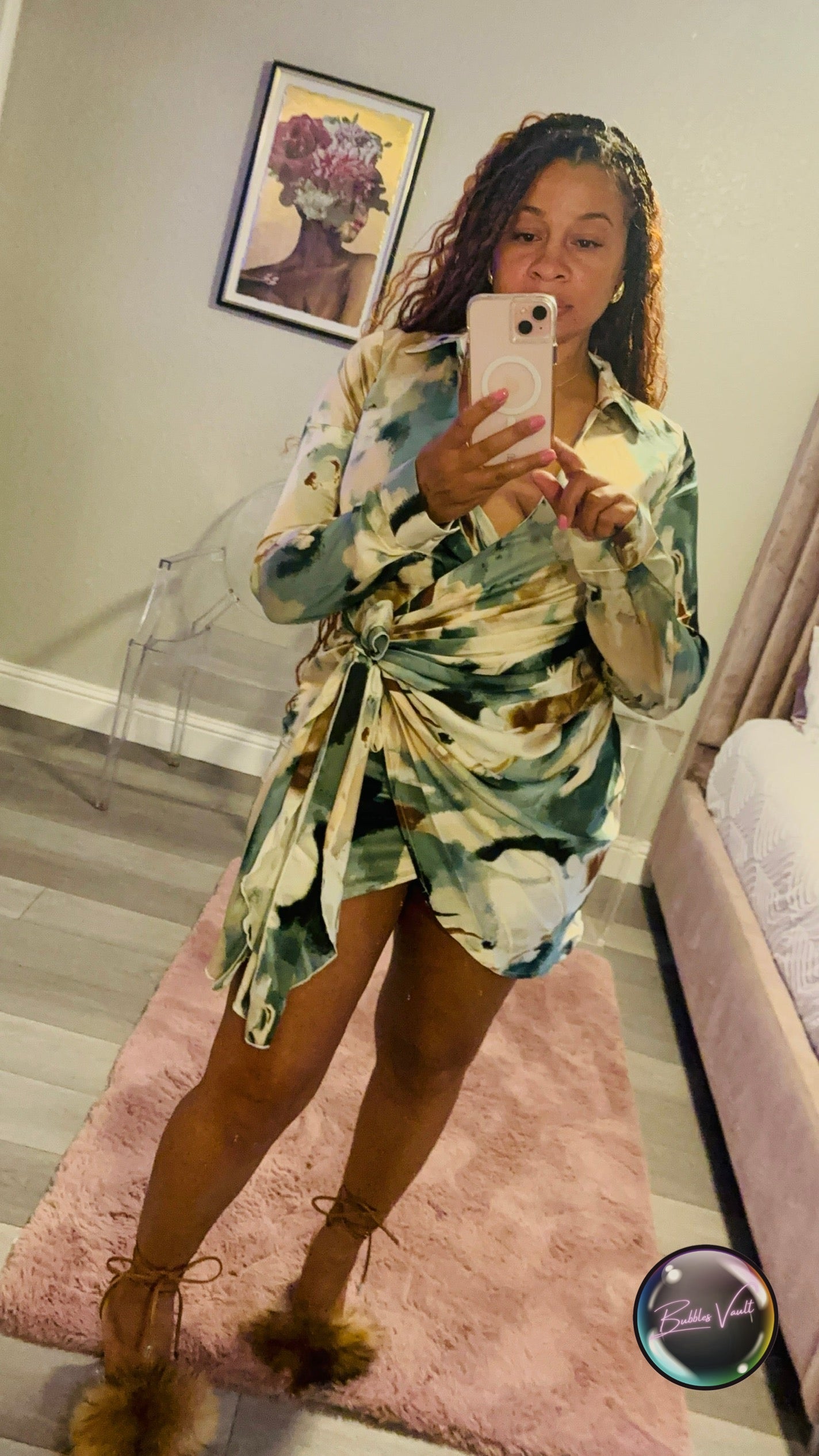 Madrid Wrap Shirt Dress