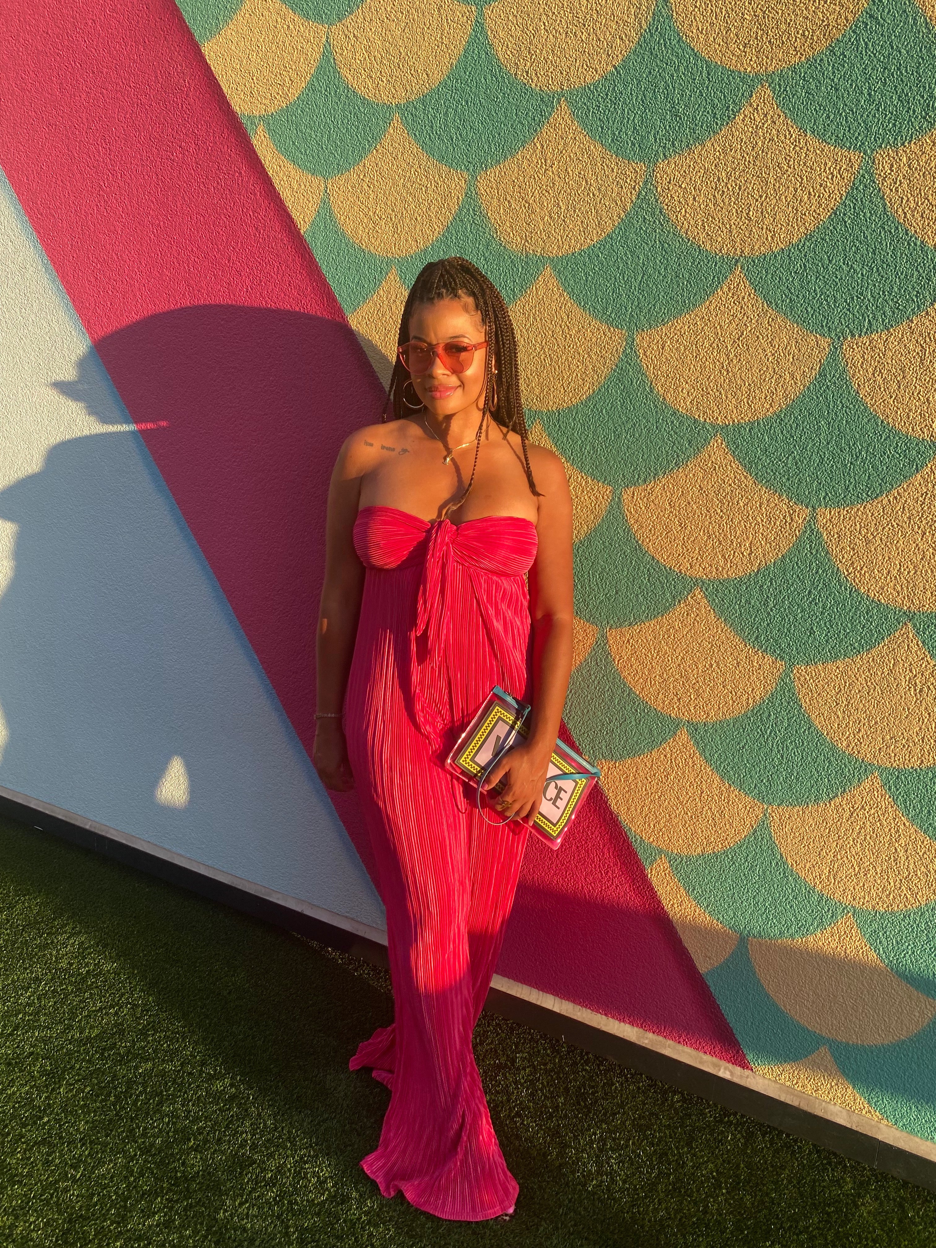 Pretty In Pink Jumpsuit