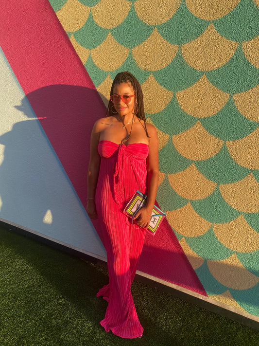 Pretty In Pink Jumpsuit