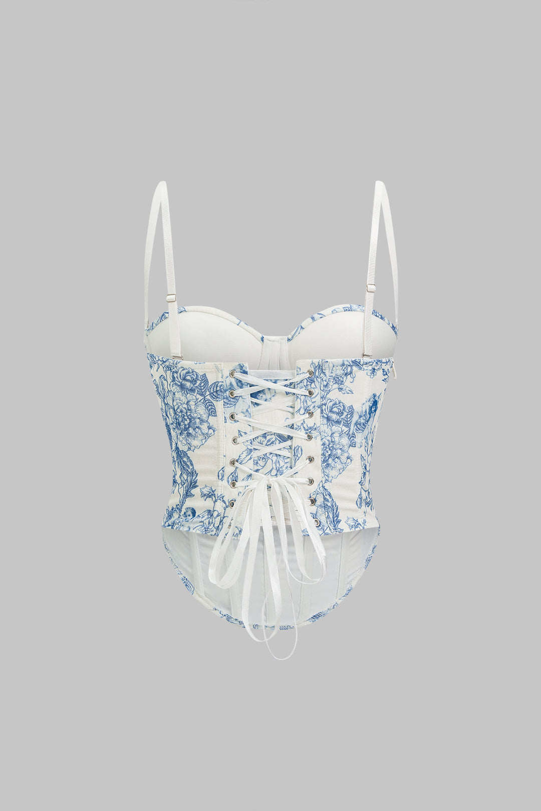 Blue Toile Corset