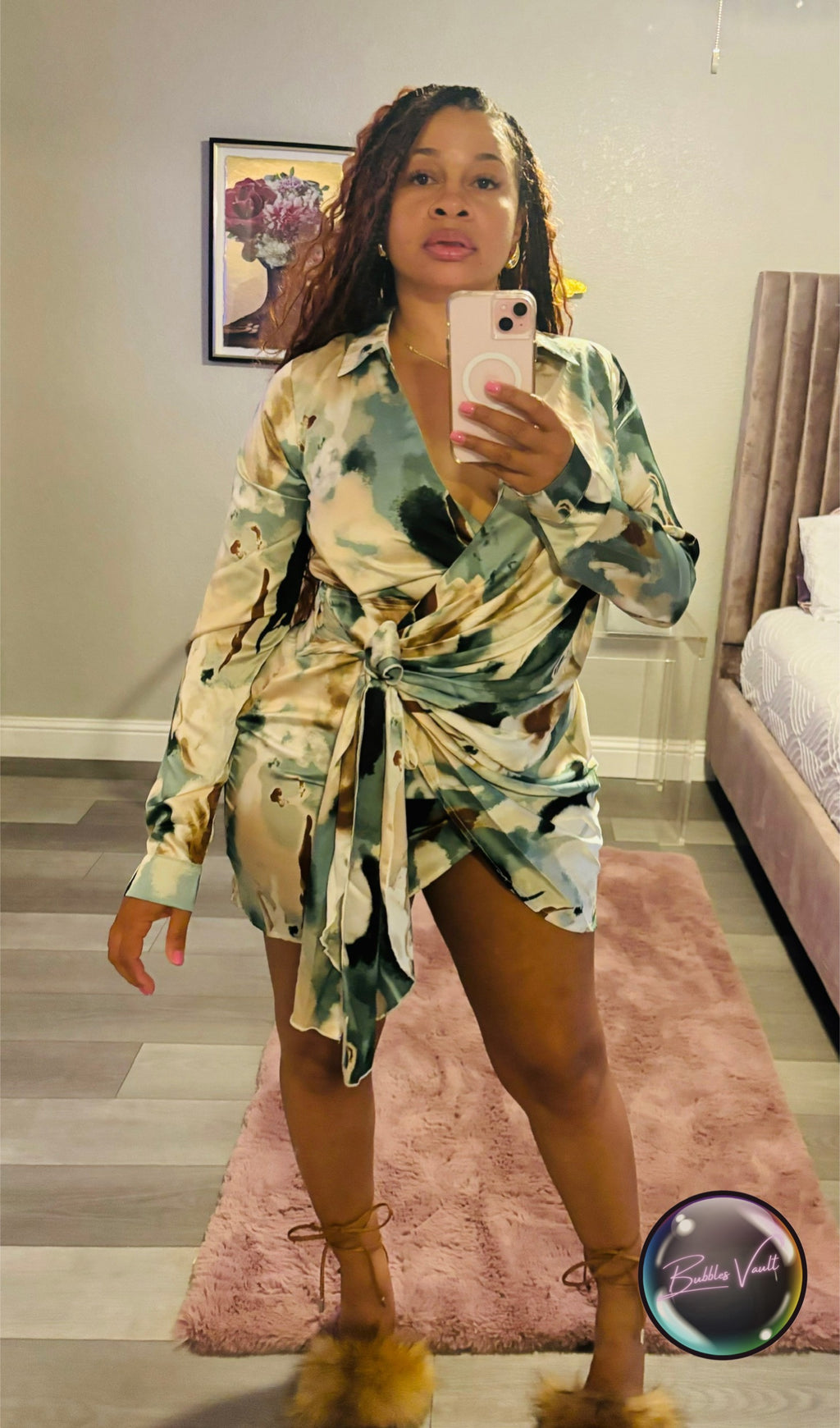 Madrid Wrap Shirt Dress