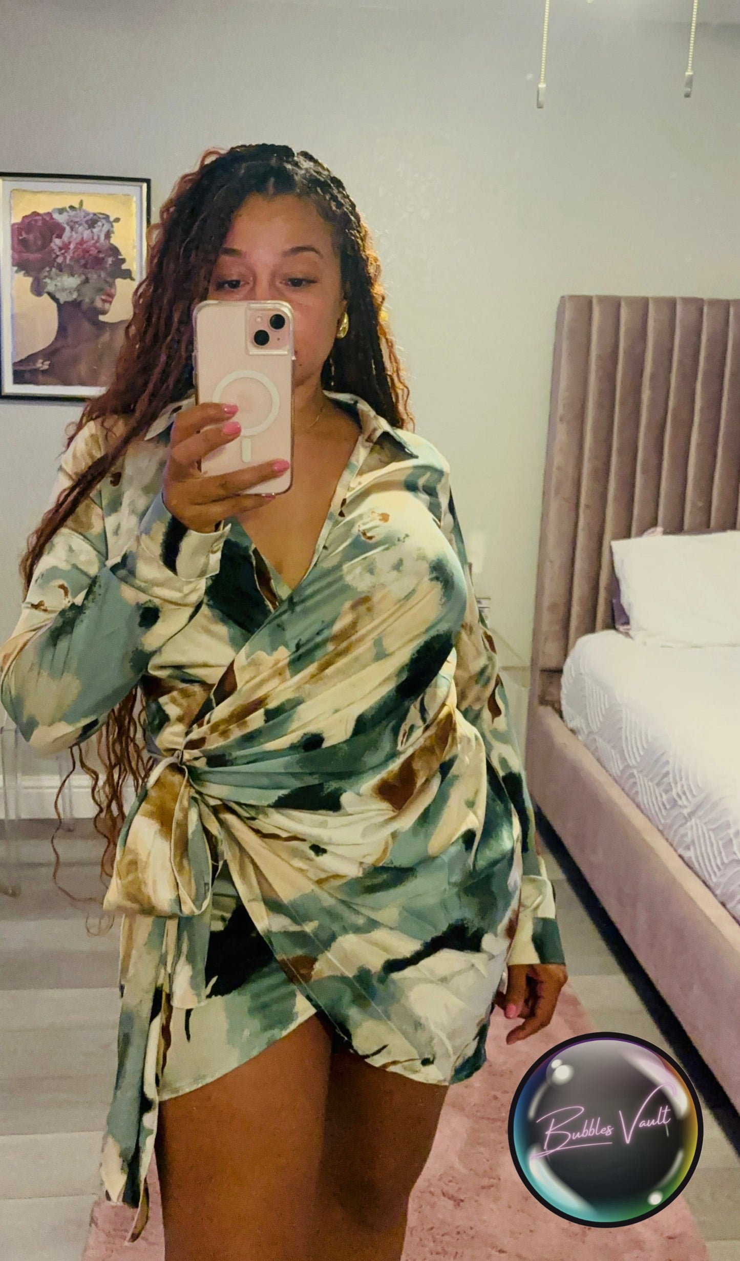 Madrid Wrap Shirt Dress