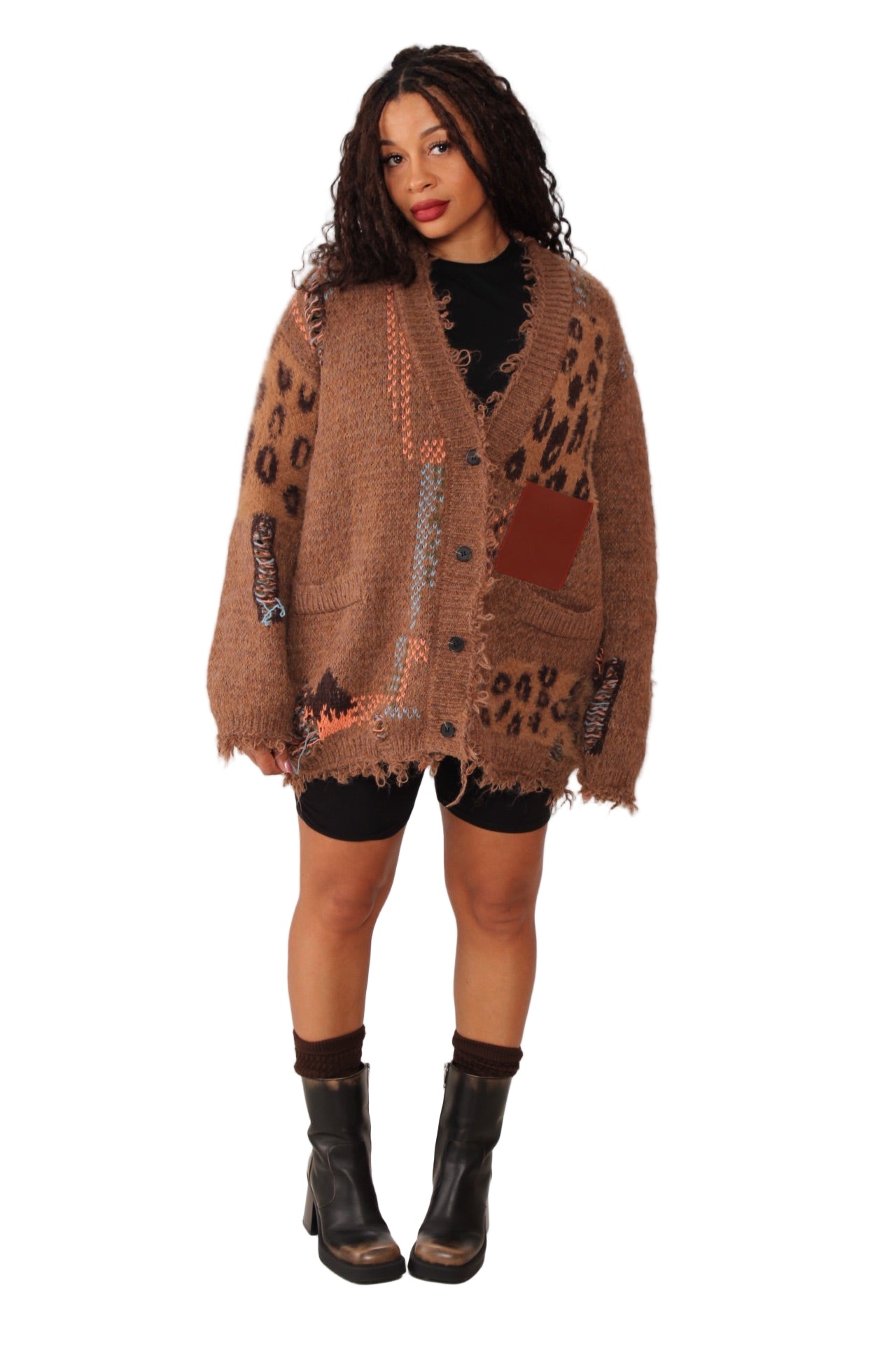 Cheetah knit Sweater