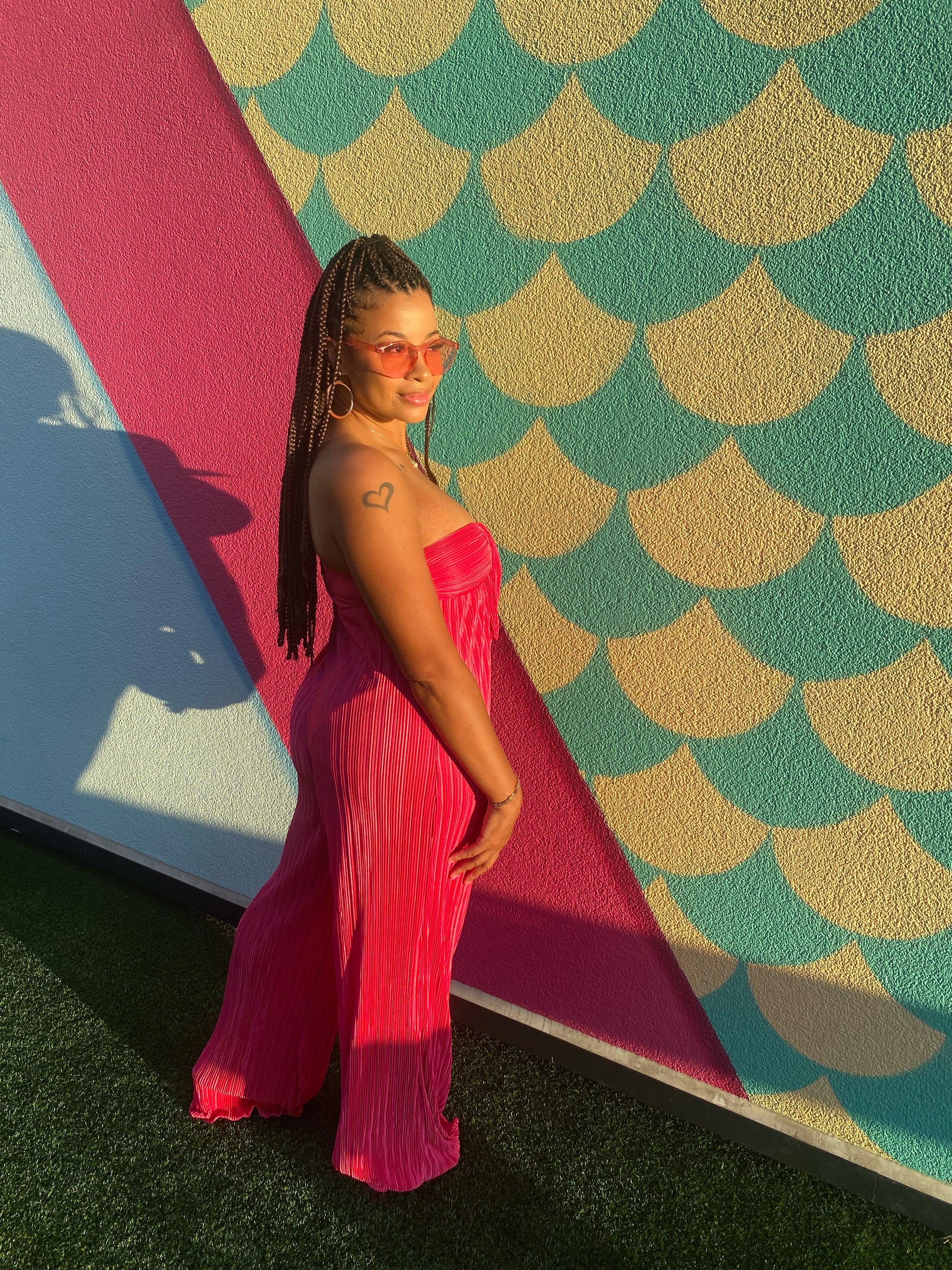 Pretty In Pink Jumpsuit