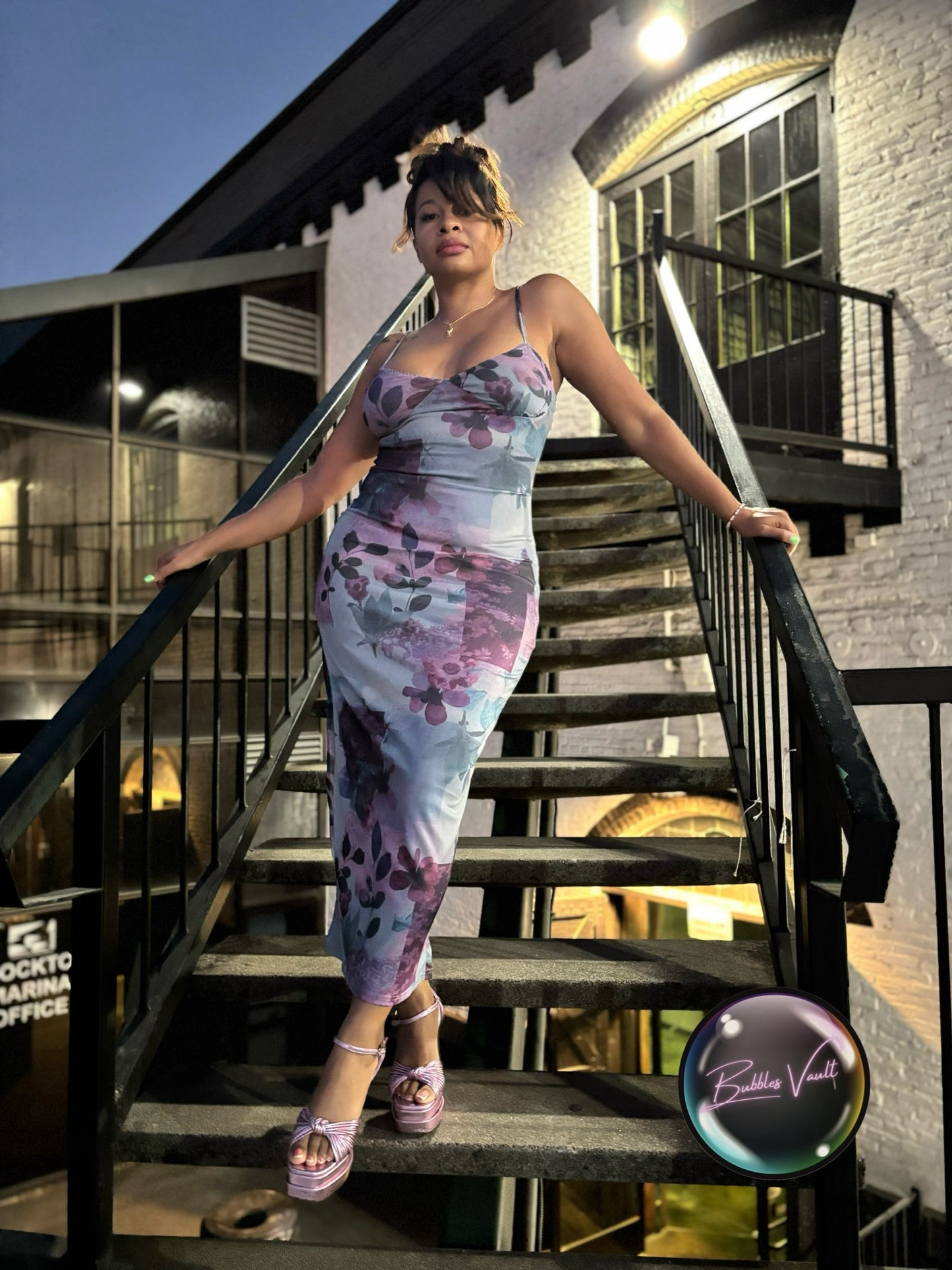 Mesh Maxi Dress