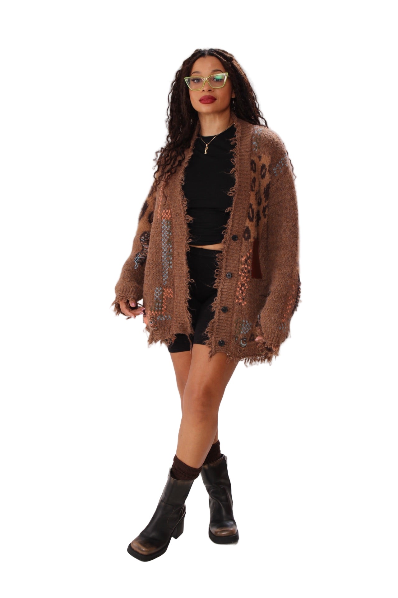 Cheetah knit Sweater