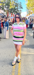 Candy Stripe Two-Piece Set