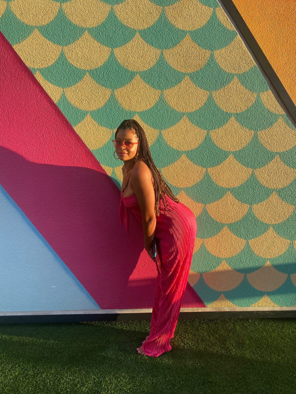 Pretty In Pink Jumpsuit