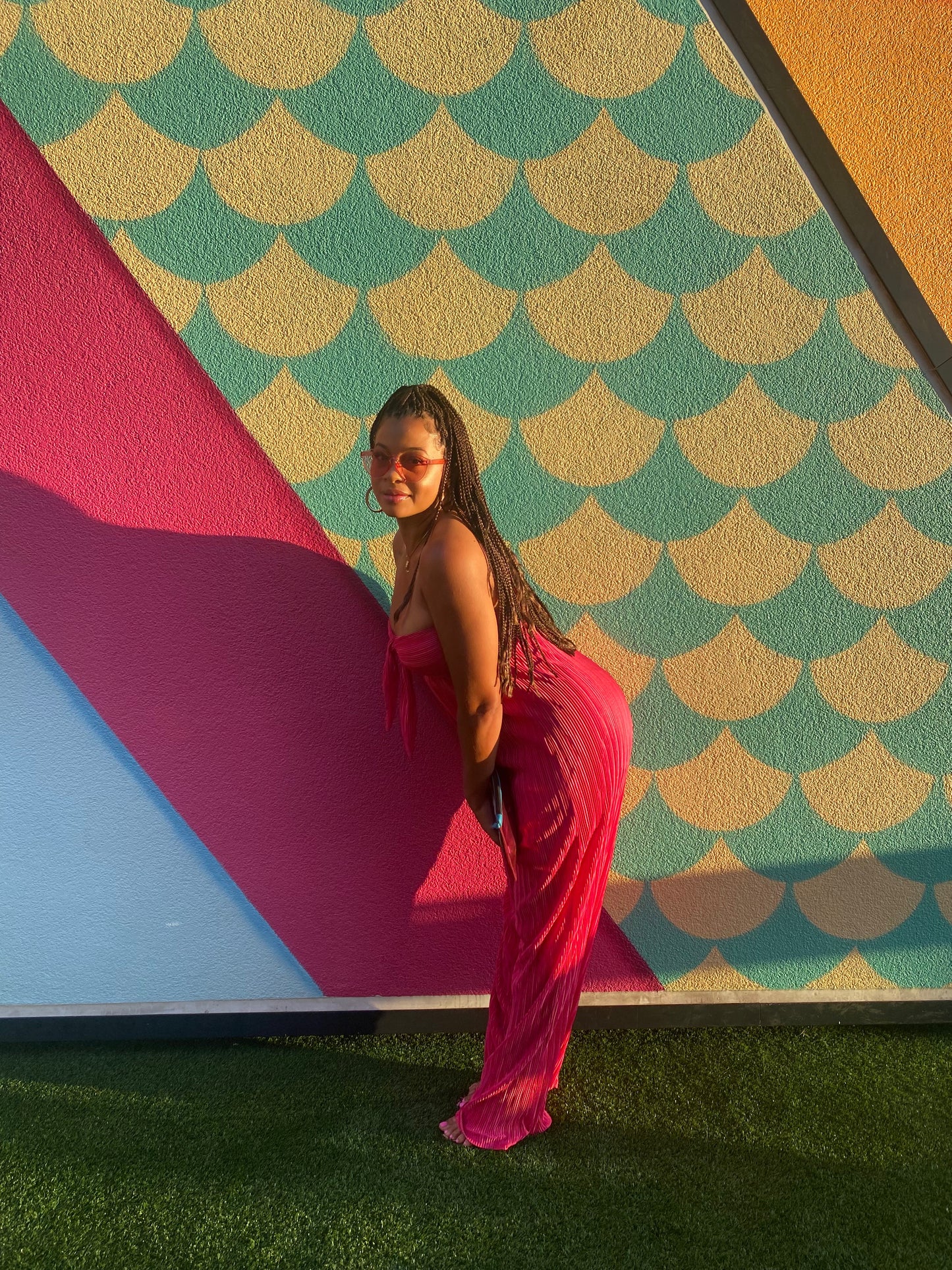 Pretty In Pink Jumpsuit