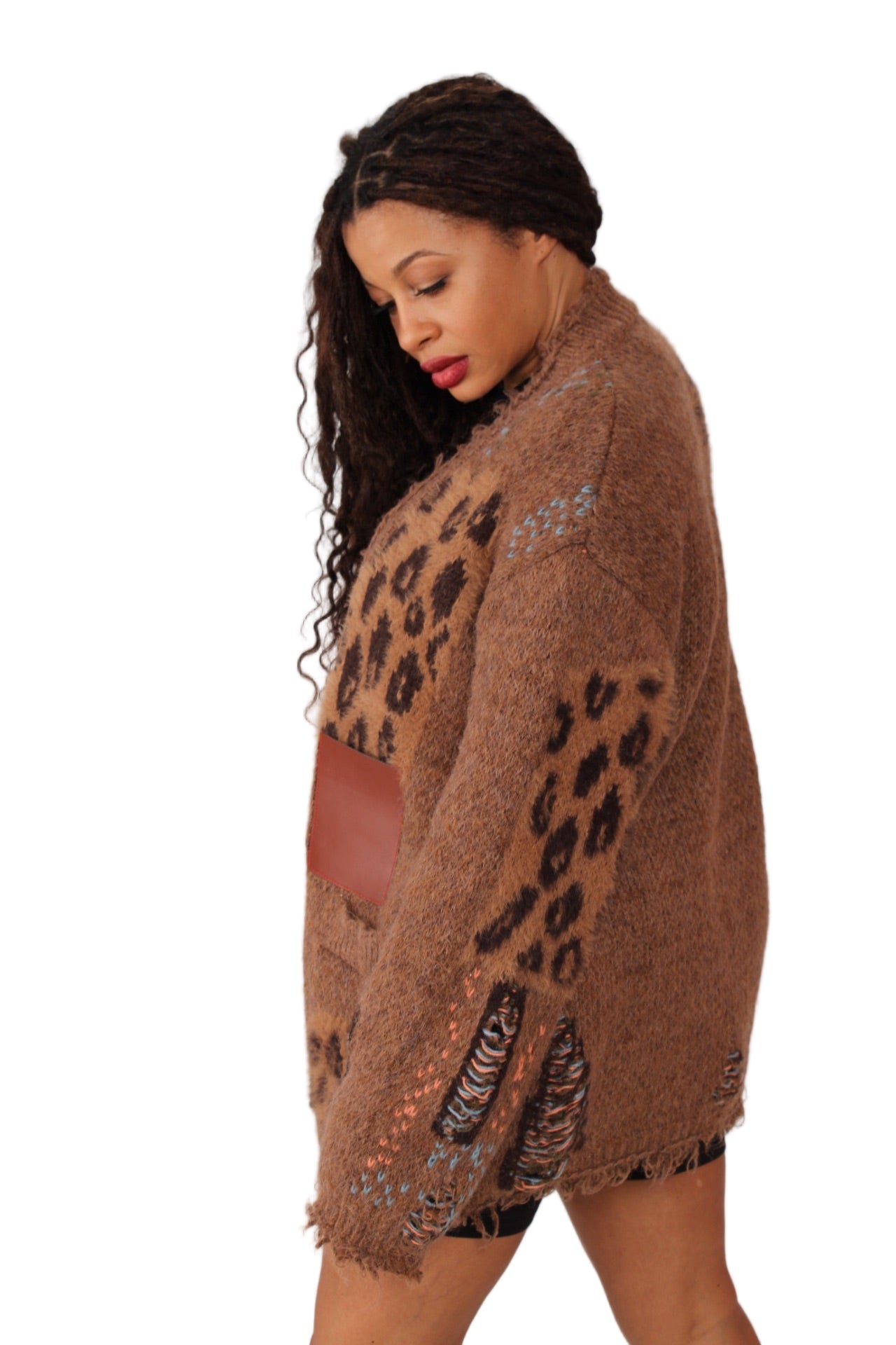 Cheetah knit Sweater