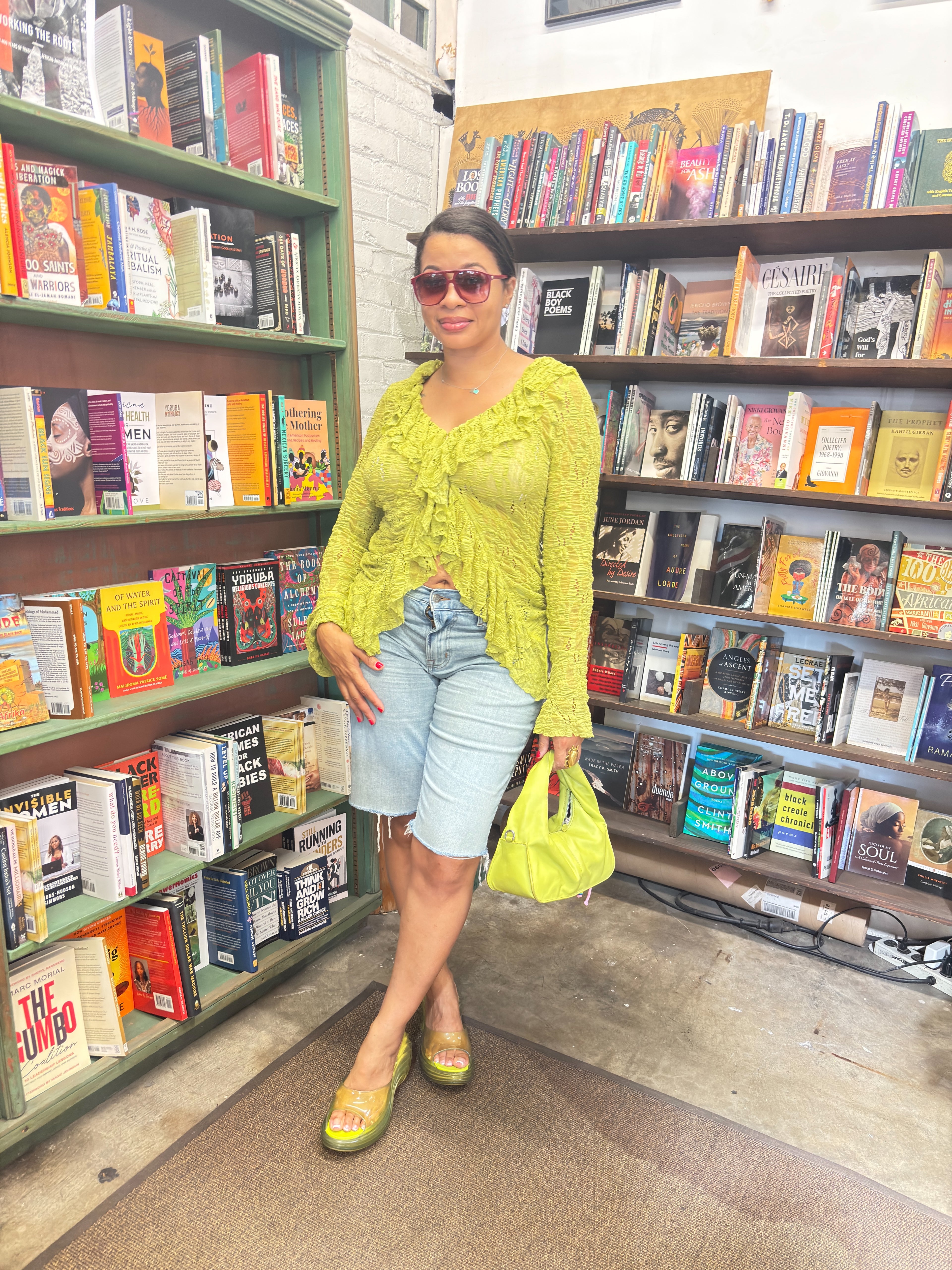The Sage Romance Blouse