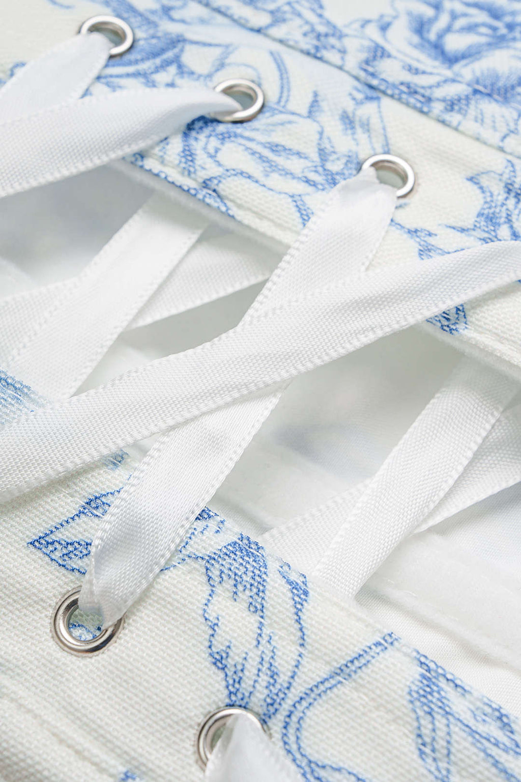 Blue Toile Corset