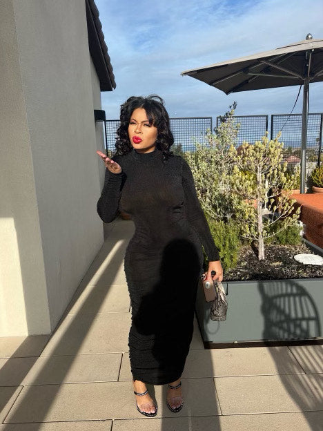 Warm n Sexy Black Dress