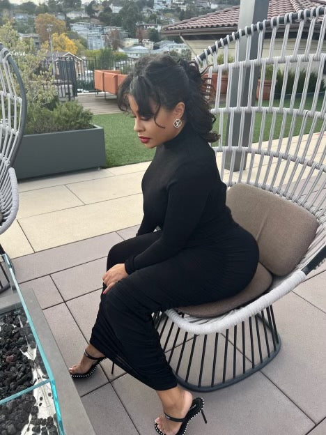 Warm n Sexy Black Dress
