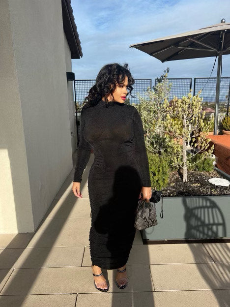 Warm n Sexy Black Dress