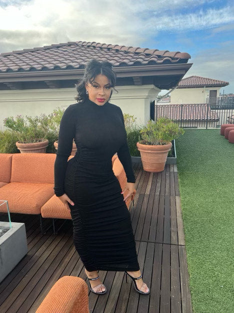 Warm n Sexy Black Dress