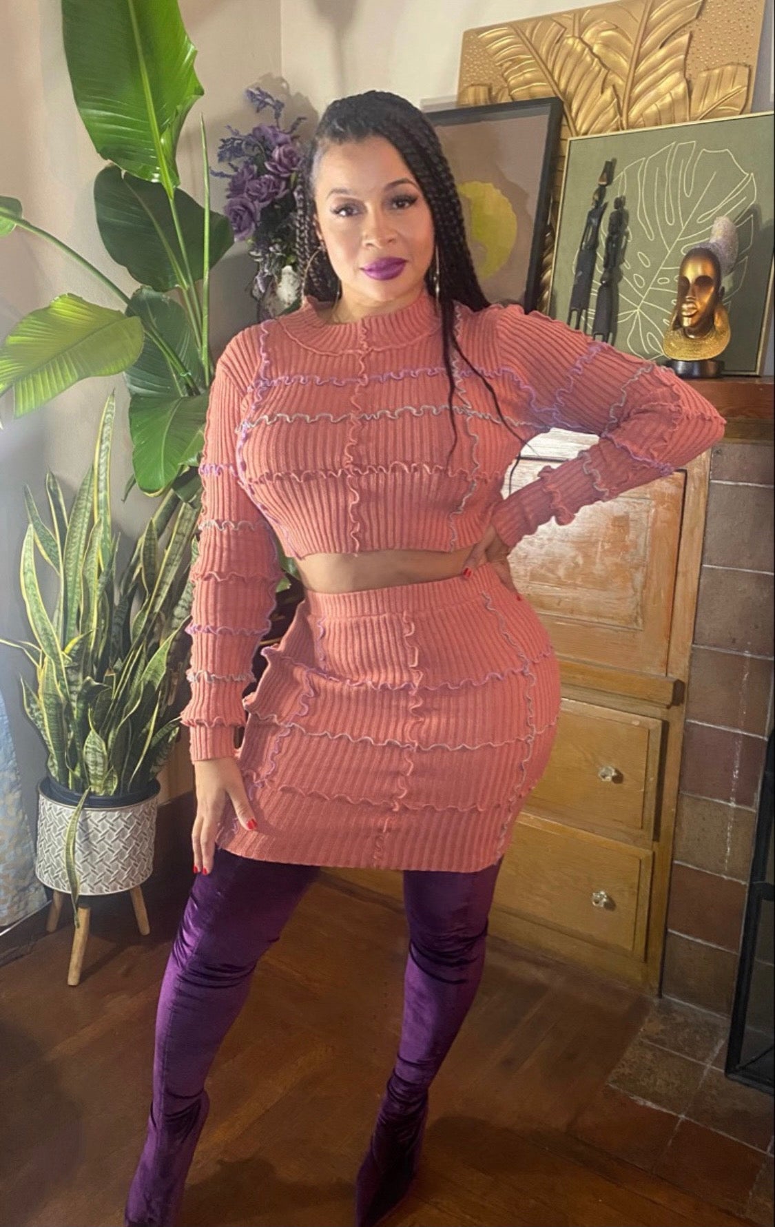 Fall Flirt Skirt Set