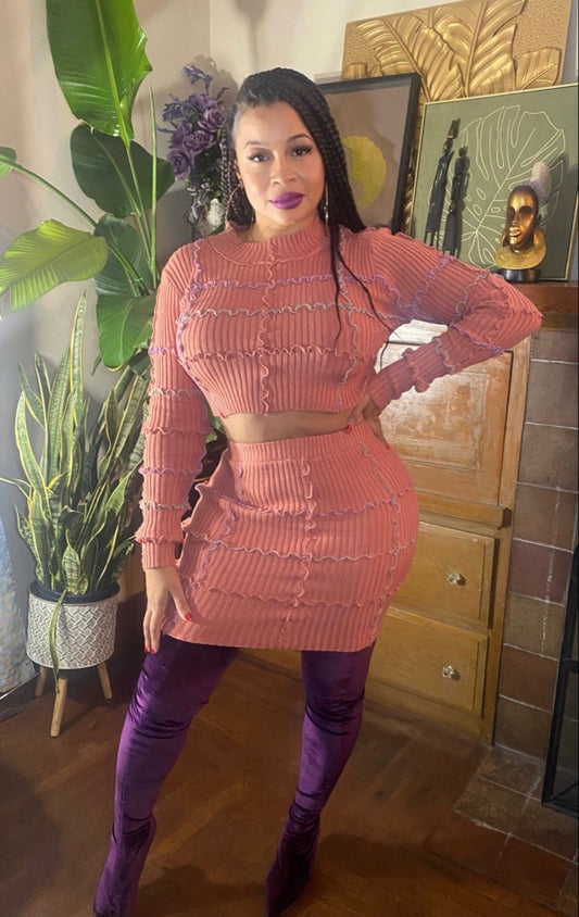 Fall Flirt Skirt Set