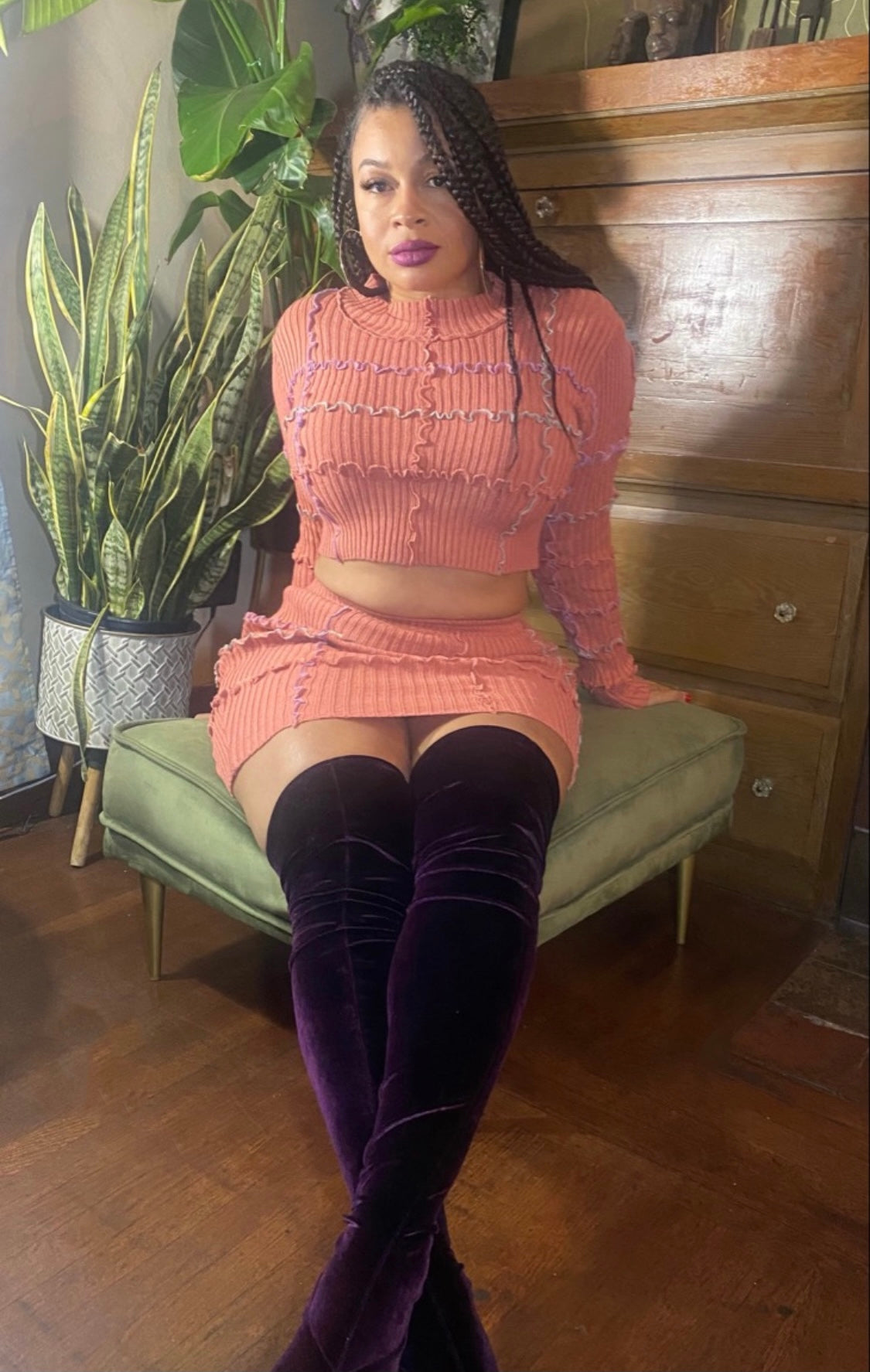 Fall Flirt Skirt Set